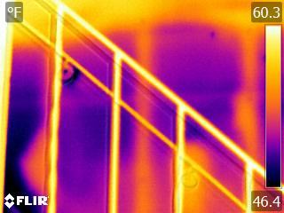 Infrared Image of Insulation Voids InsulationVoid